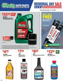 O'Reilly Auto Parts Weekly Ad Page 1