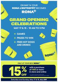 RONA flyer week 19 Page 1