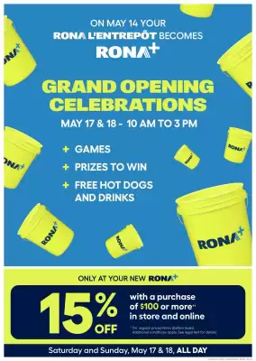 RONA flyer (valid until 14-05)