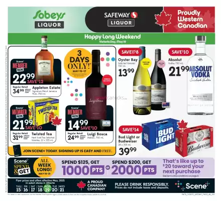 Sobeys Liquor flyer (valid until 21-05)