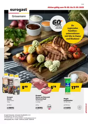 Eurogast Grissemann Flugblatt (gültig bis 31-05)