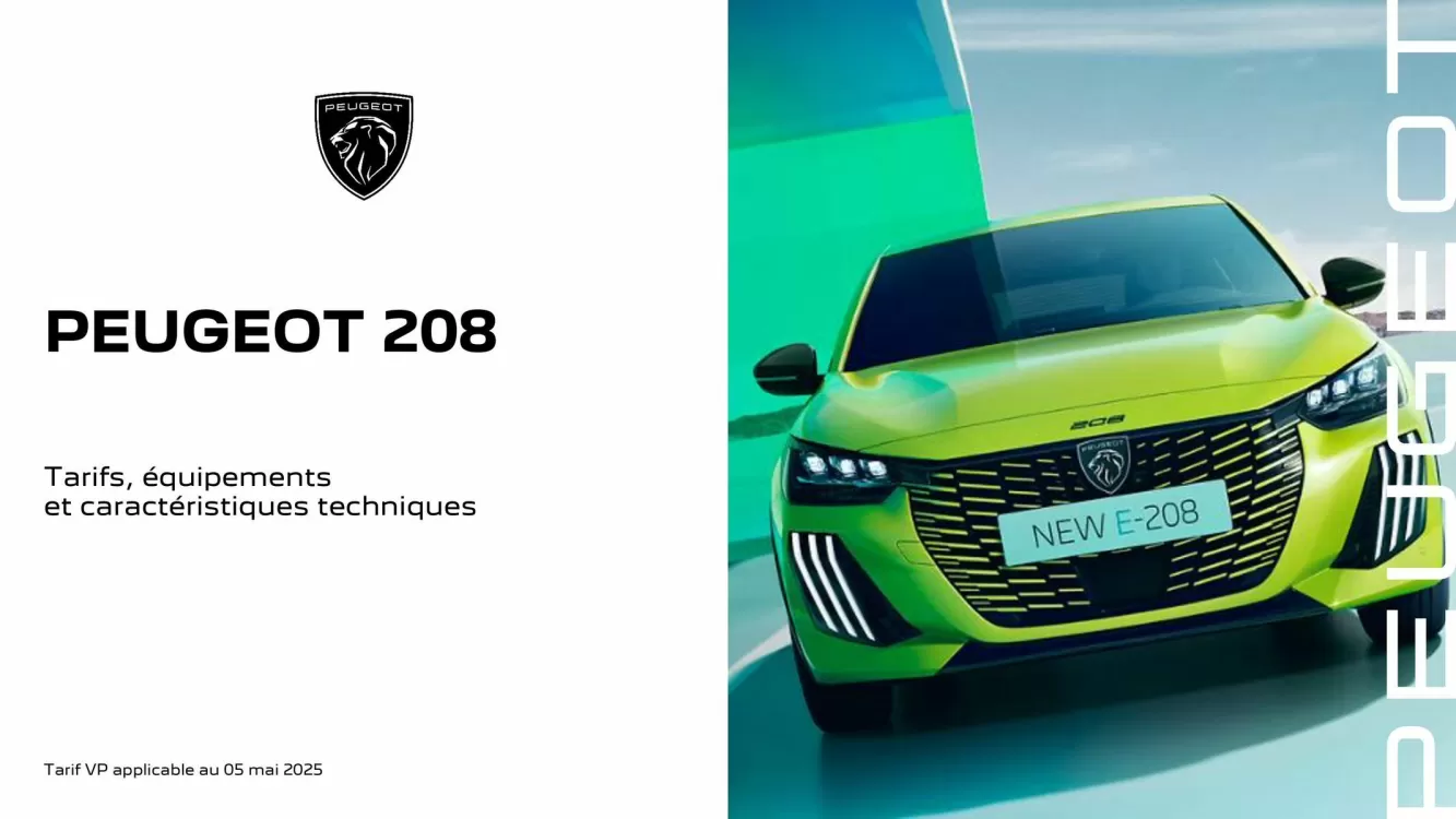 Catalogue Peugeot (valable jusqu'au 14-05)