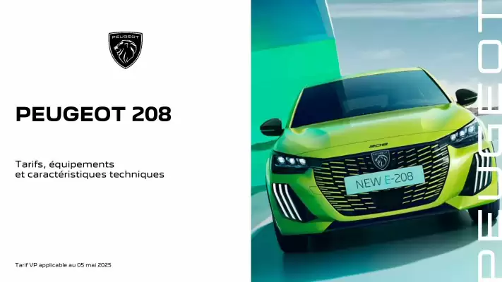 Catalogue Peugeot (valable jusqu'au 14-05)