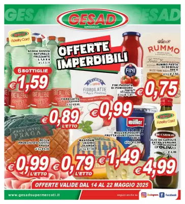Volantino Gesad Supermercati (valido fino al 22-05)