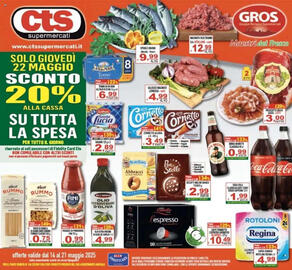 Volantino CTS Supermercati settimana 20 Pagina 1