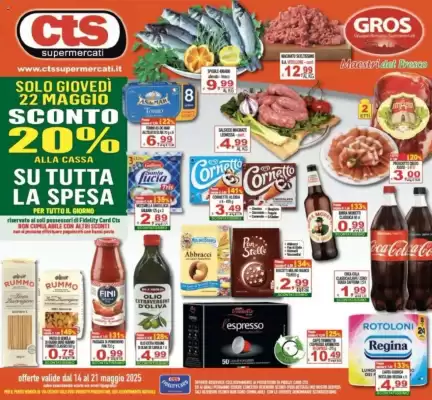 Volantino CTS Supermercati (valido fino al 21-05)