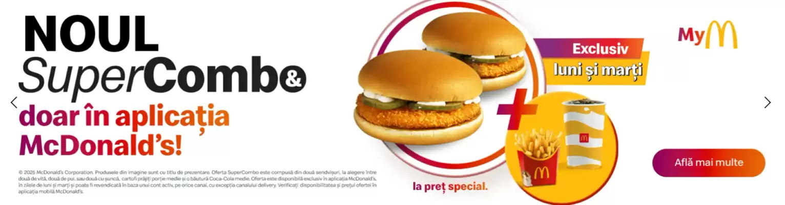 Catalog McDonald's (valid până la 27-05)