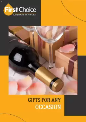 First Choice Liquor catalogue
