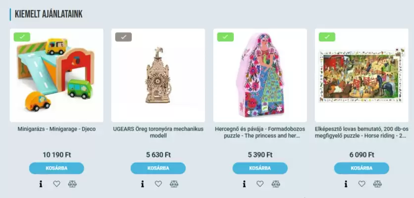 Okostojás Játék akciós újság
