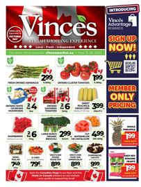 Vince's Market flyer Page 1