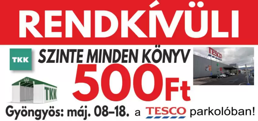 TKK könyvesbolt akciós újság (érvényes eddig: 18-05)