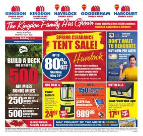 Timber Mart flyer week 20 Page 1