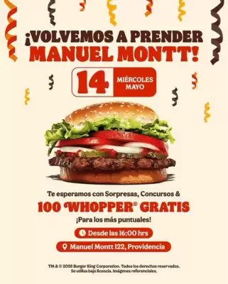 Catálogo Burger King (válido hasta 31-05)