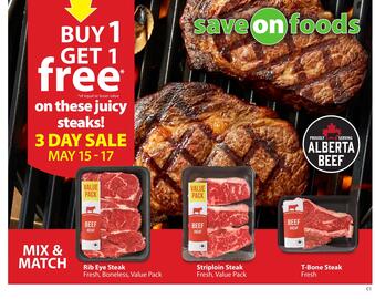 Save on Foods flyer Page 1