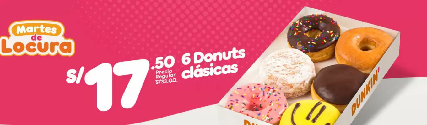 Catálogo Dunkin Donuts (válido hasta 31-05)