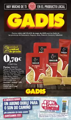 Folleto Gadis (válido hasta el 21-05)