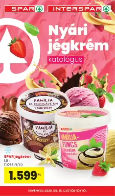 Spar akciós újság (érvényes eddig: 31-08)