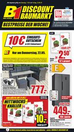 B1 Discount Baumarkt Prospekt woche 20 Seite 1