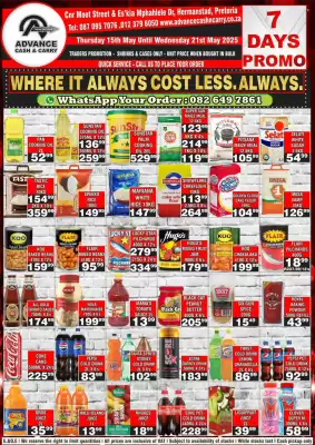 Advance Cash n Carry catalogue