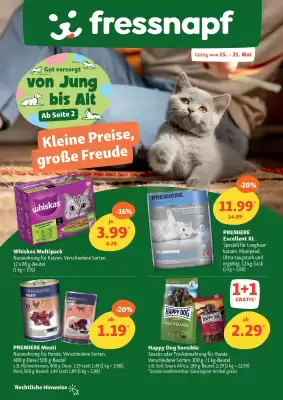 Fressnapf Prospekt (gültig bis 21-05)