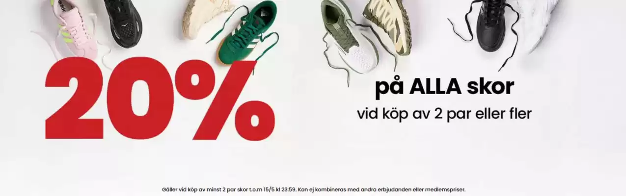 Sportshopen reklamblad (giltig till och med 21-05)