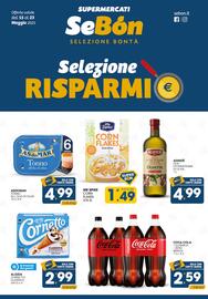Volantino SeBón Supermercati Pagina 1