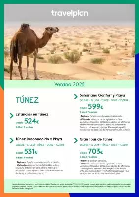 Folleto Travelplan (válido hasta el 31-08)