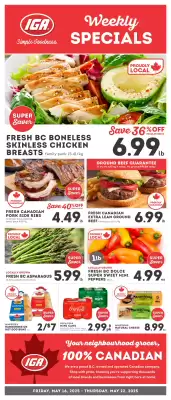 IGA flyer (valid until 21-05)