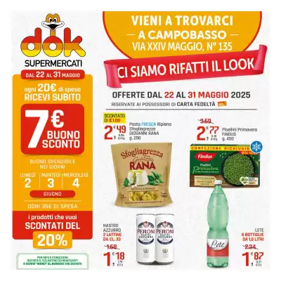 Volantino Supermercati Dok (valido fino al 31-05)