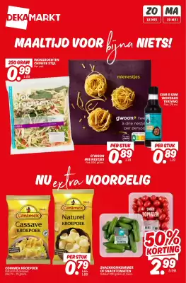 Dekamarkt folder - Nu of Nooit voordeel (geldig t/m 19-05)
