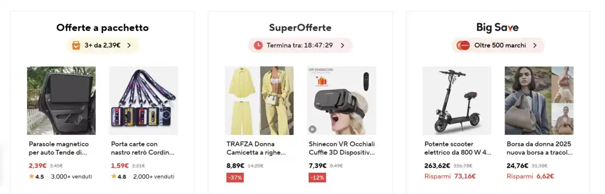 Volantino Aliexpress