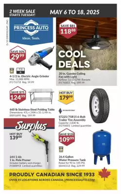 Princess Auto flyer (valid until 18-05)