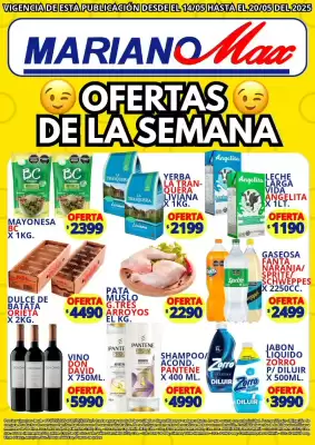 Catálogo Supermercados Mariano Max (válido hasta 21-05)