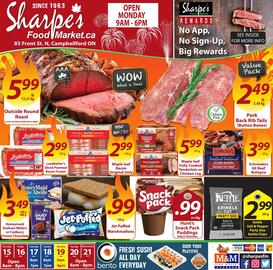 Sharpe's Food Market flyer week 20 Page 1
