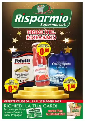 Volantino Risparmio Supermercati (valido fino al 27-05)
