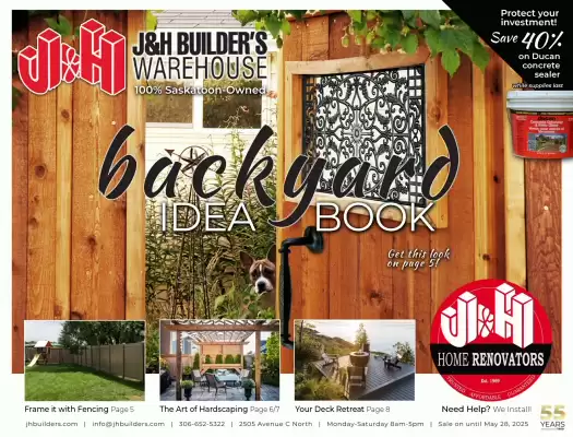 J&H Builder's Warehouse flyer (valid until 21-05)