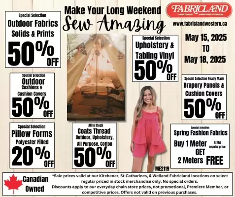 Fabricland flyer (valid until 20-05)