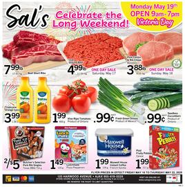 Sal's Grocery flyer week 20 Page 1