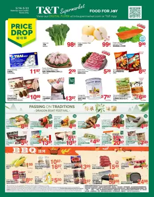 T&T Supermarket flyer (valid until 22-05)