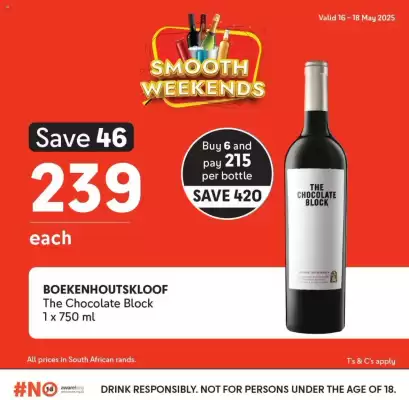 Makro’s liquor catalogue (valid until 18-05)