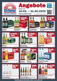 Orterer Getränkemarkt Prospekt Seite 1