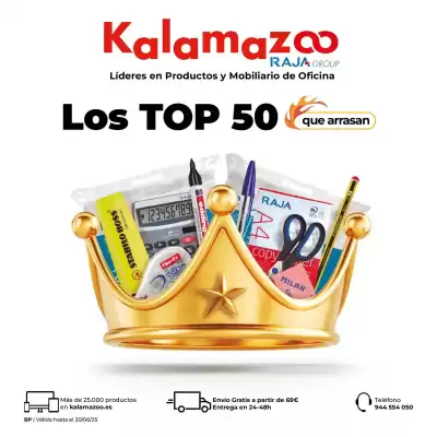 Folleto Staples Kalamazoo (válido hasta el 30-06)