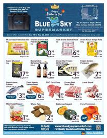 Blue Sky Supermarket flyer week 20 Page 1