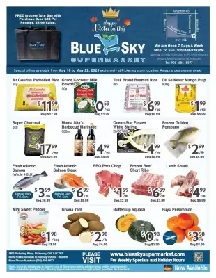 Blue Sky Supermarket flyer (valid until 22-05)