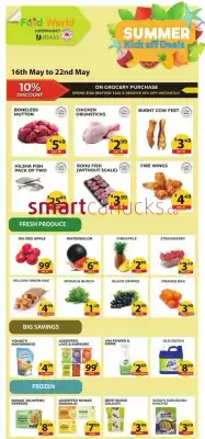 Food World Supermarket flyer (valid until 22-05)