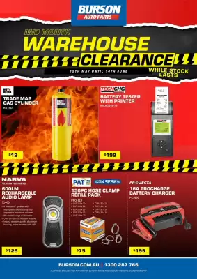 Burson Auto Parts catalogue