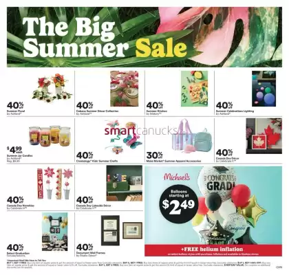 Michaels flyer (valid until 22-05)