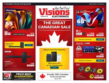 Visions Electronics flyer week 20 Page 1