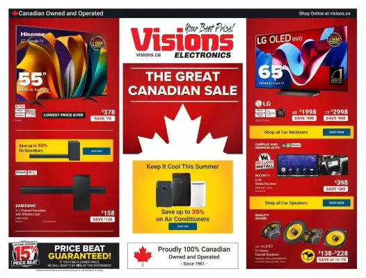 Visions Electronics flyer (valid until 22-05)