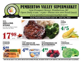 Pemberton Valley Supermarket flyer week 21 Page 1